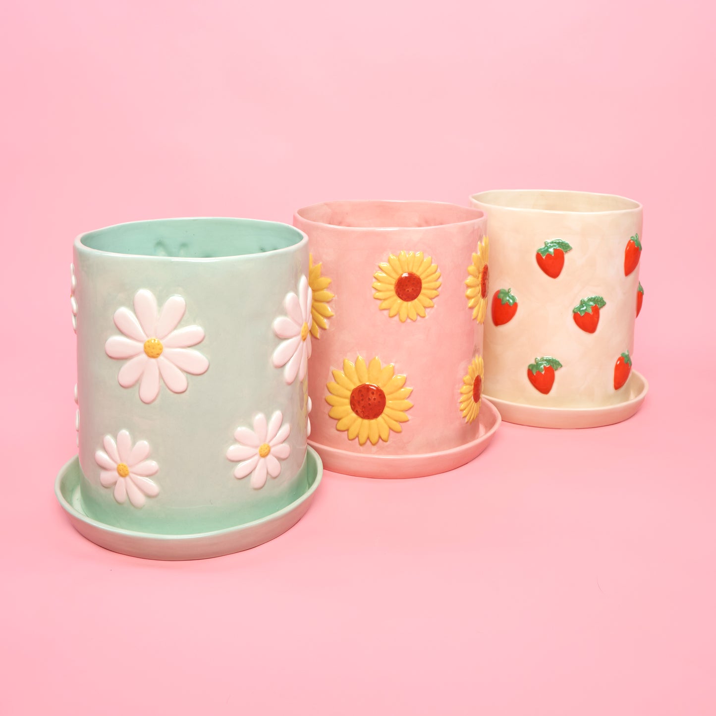Pot de fleurs Fraise