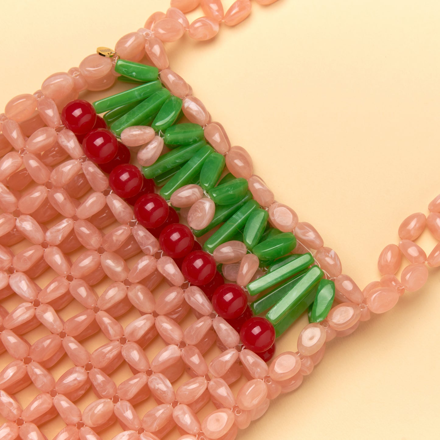 Cherry Beaded Bag