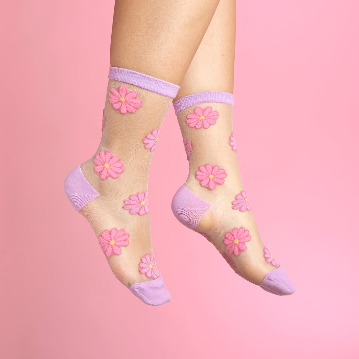 Chaussettes transparentes Cosmos