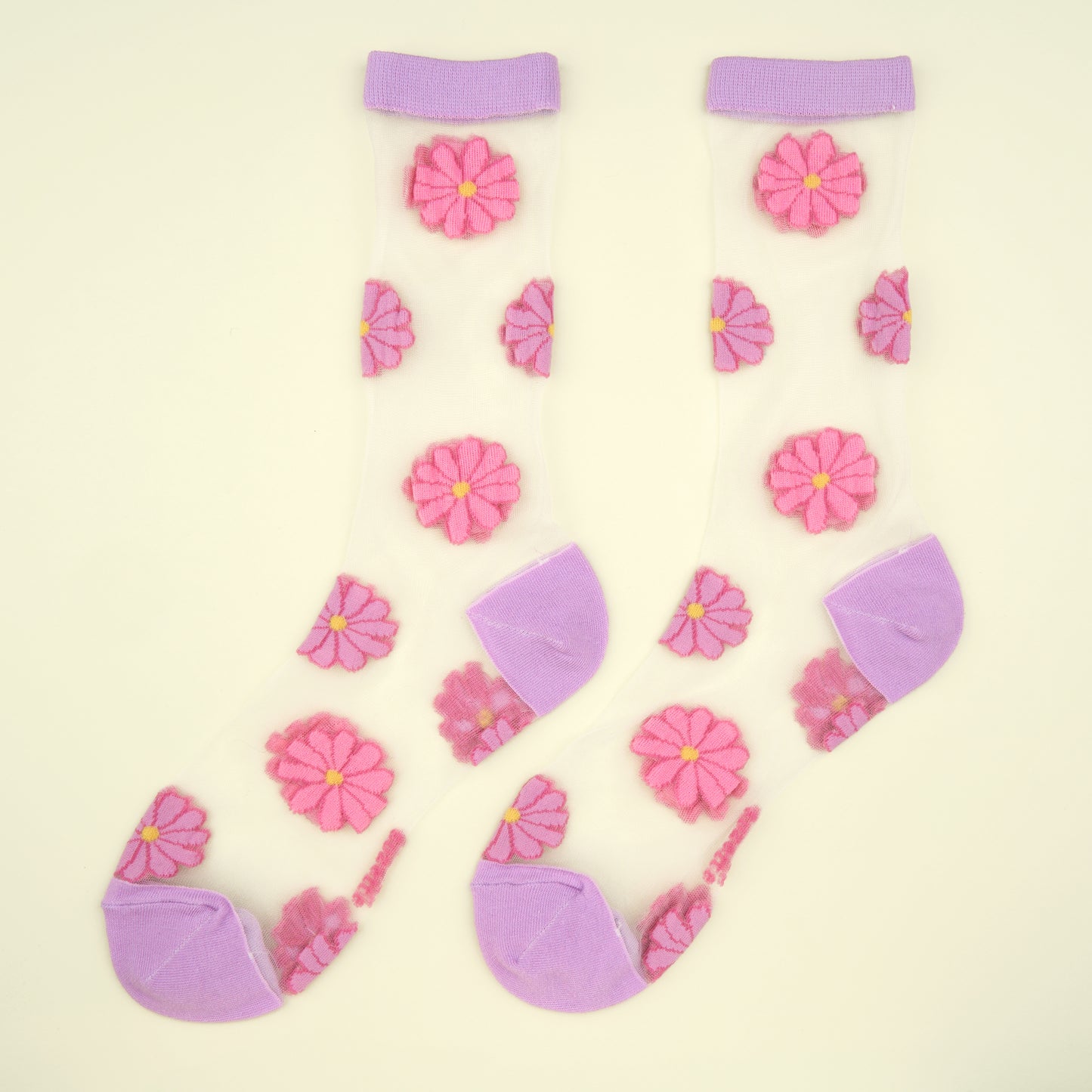 Chaussettes transparentes Cosmos