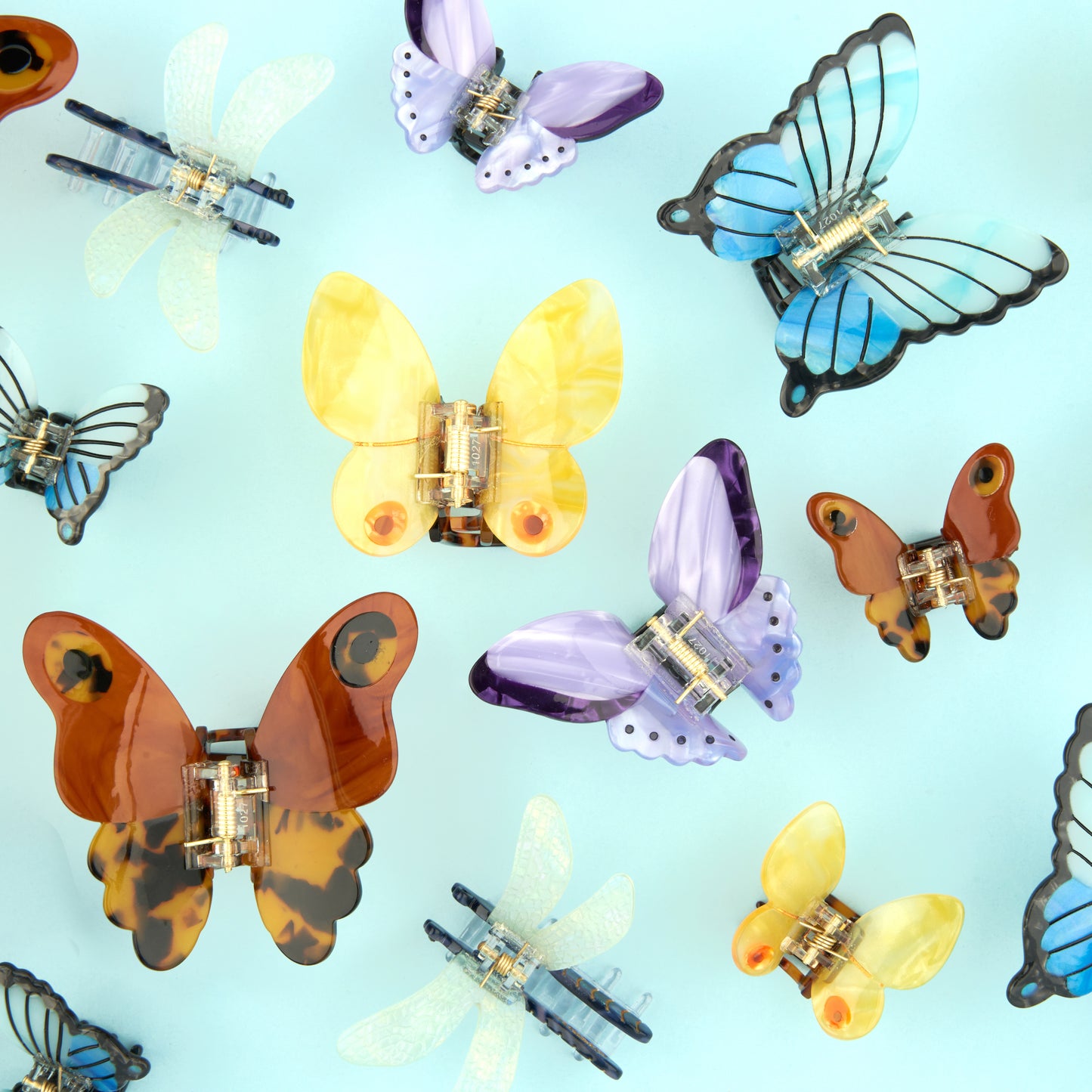 Blue Butterfly Hair Claw