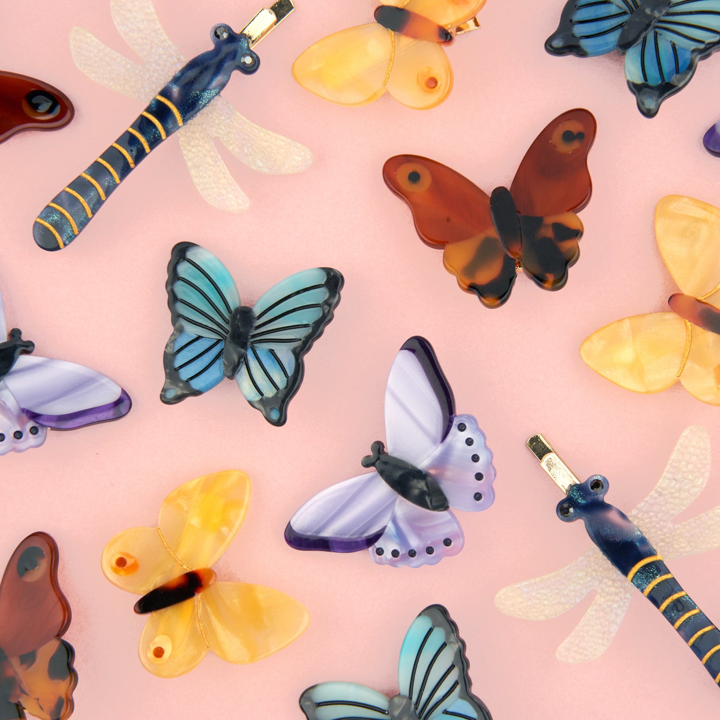 Purple Butterfly Hair Clip