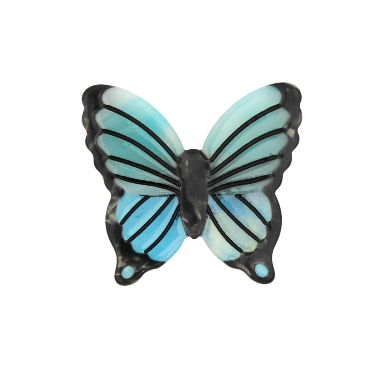 Barrette Papillon Bleu