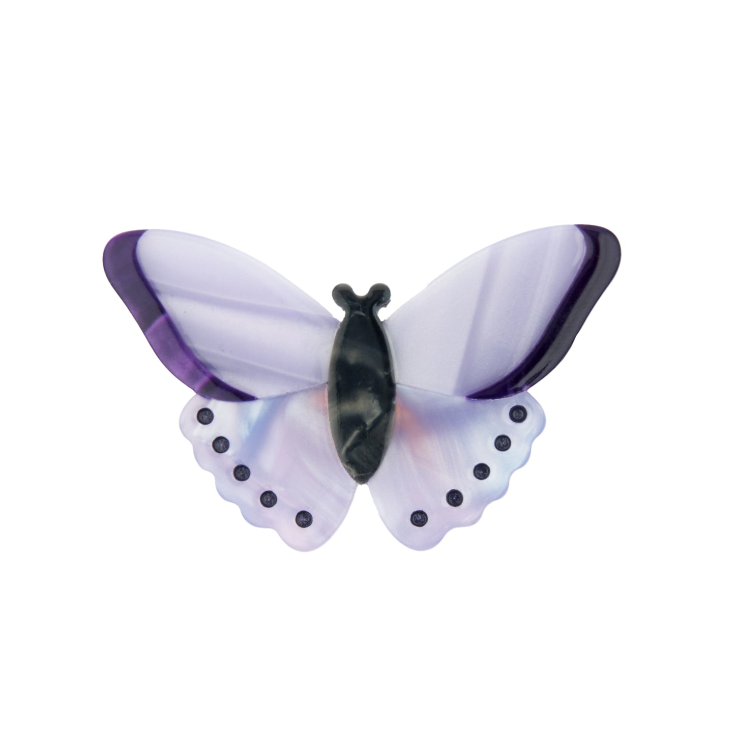 Barrette Papillon Mauve