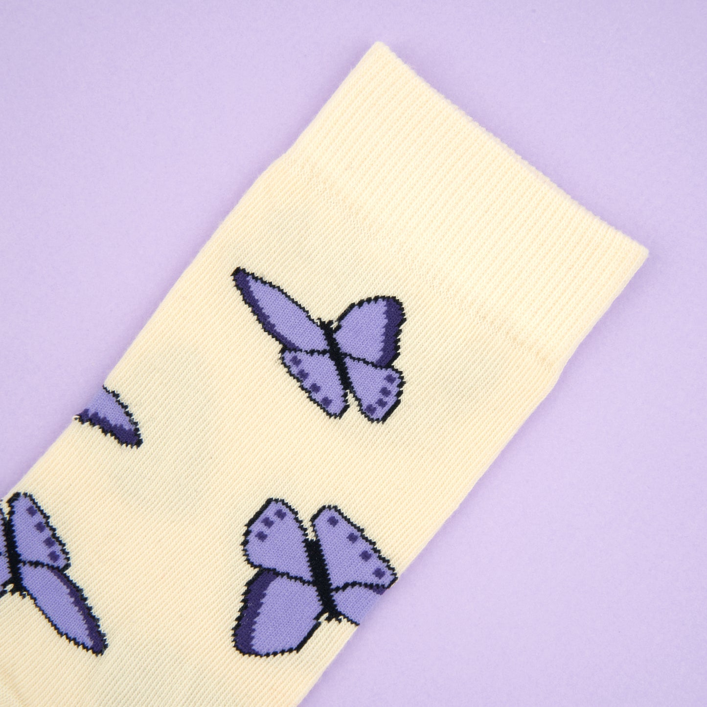 Chaussettes Papillon Mauve