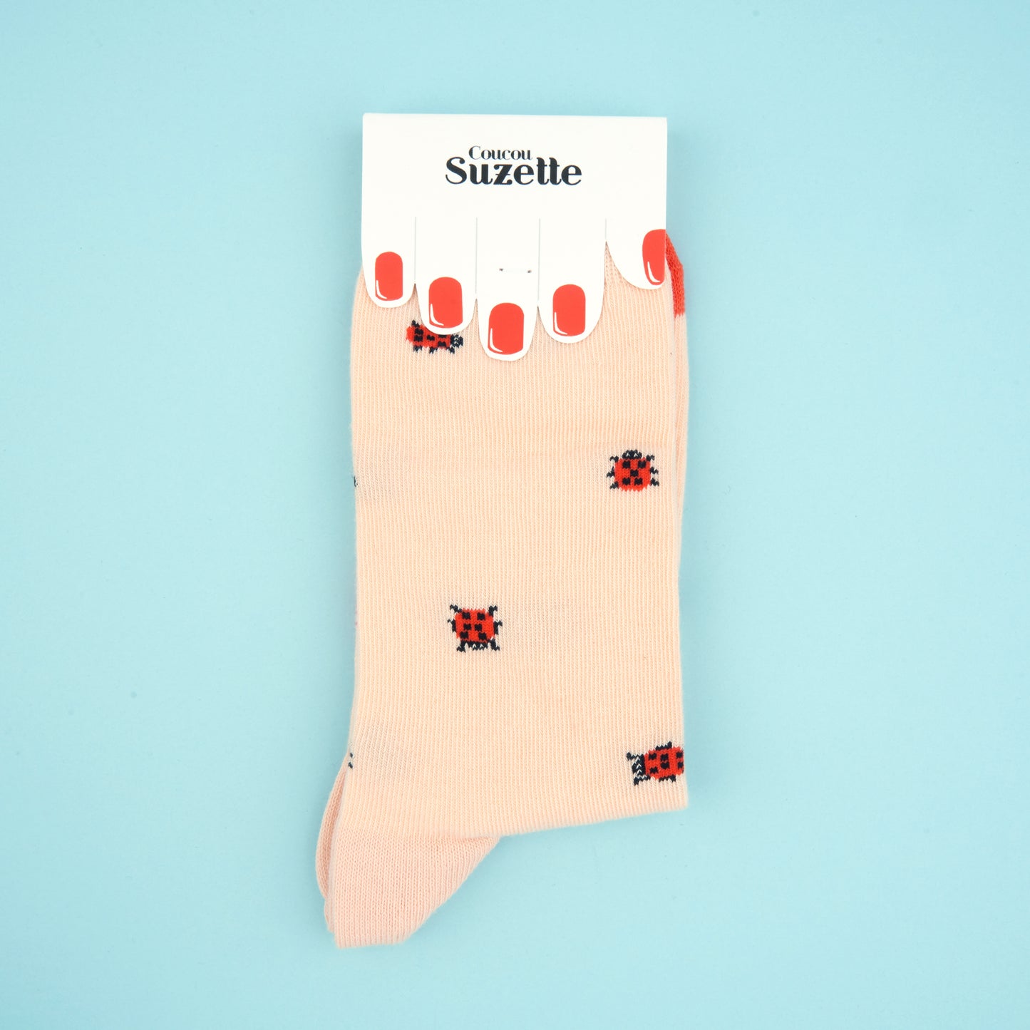 Ladybug Socks