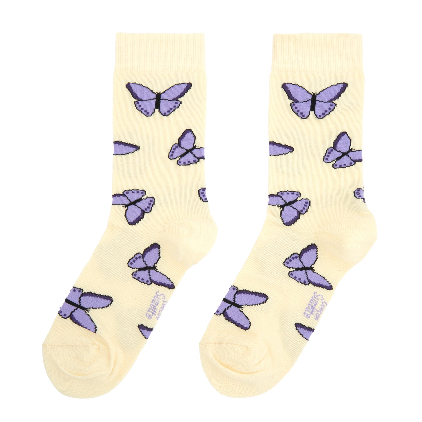 Chaussettes Papillon Mauve