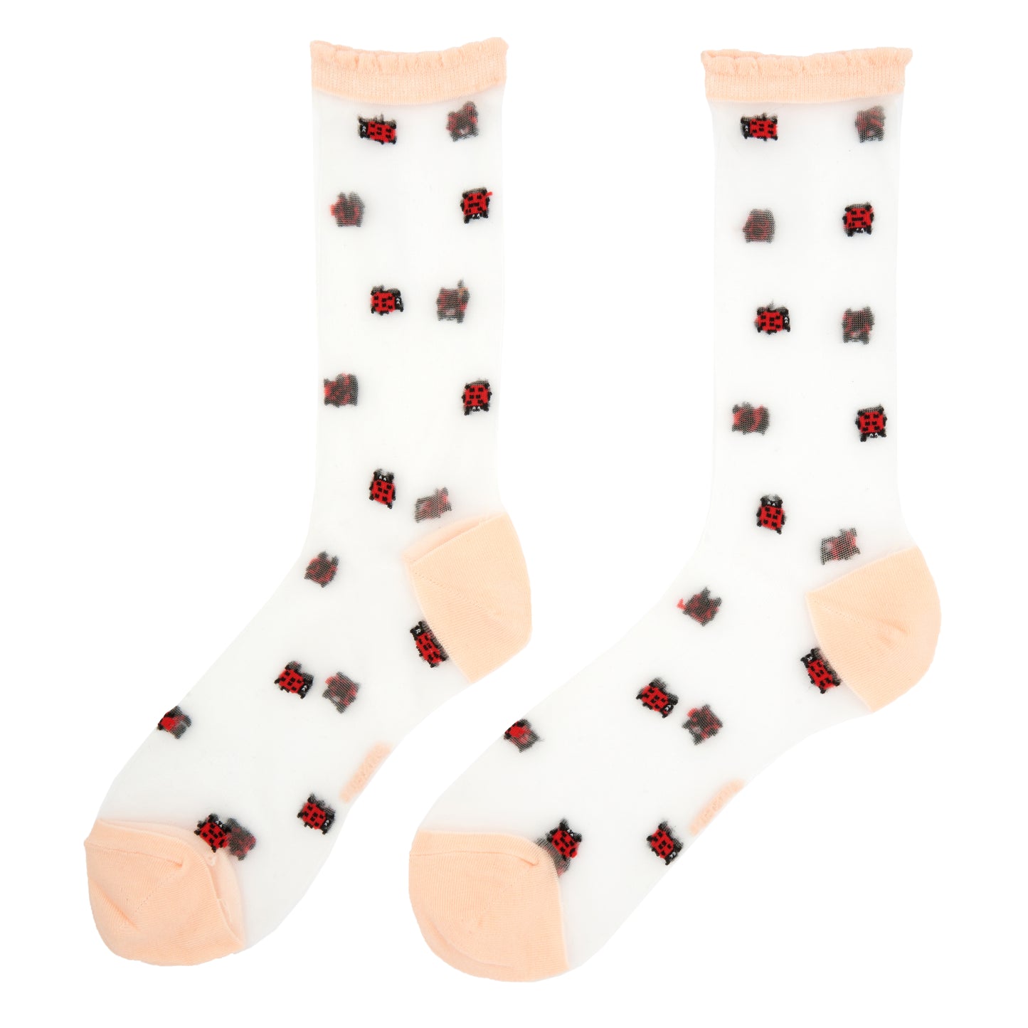 Chaussettes transparentes Coccinelle