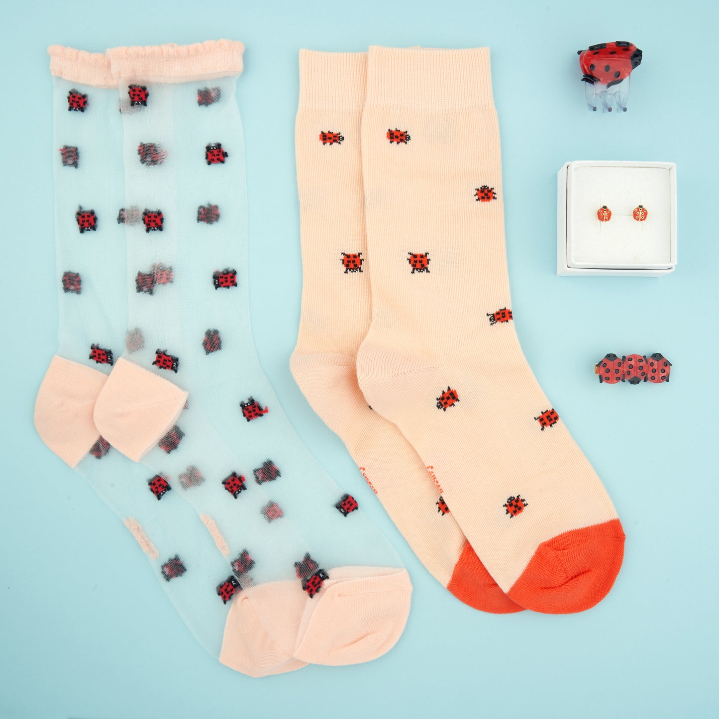 Ladybug Mini Hair Claw
