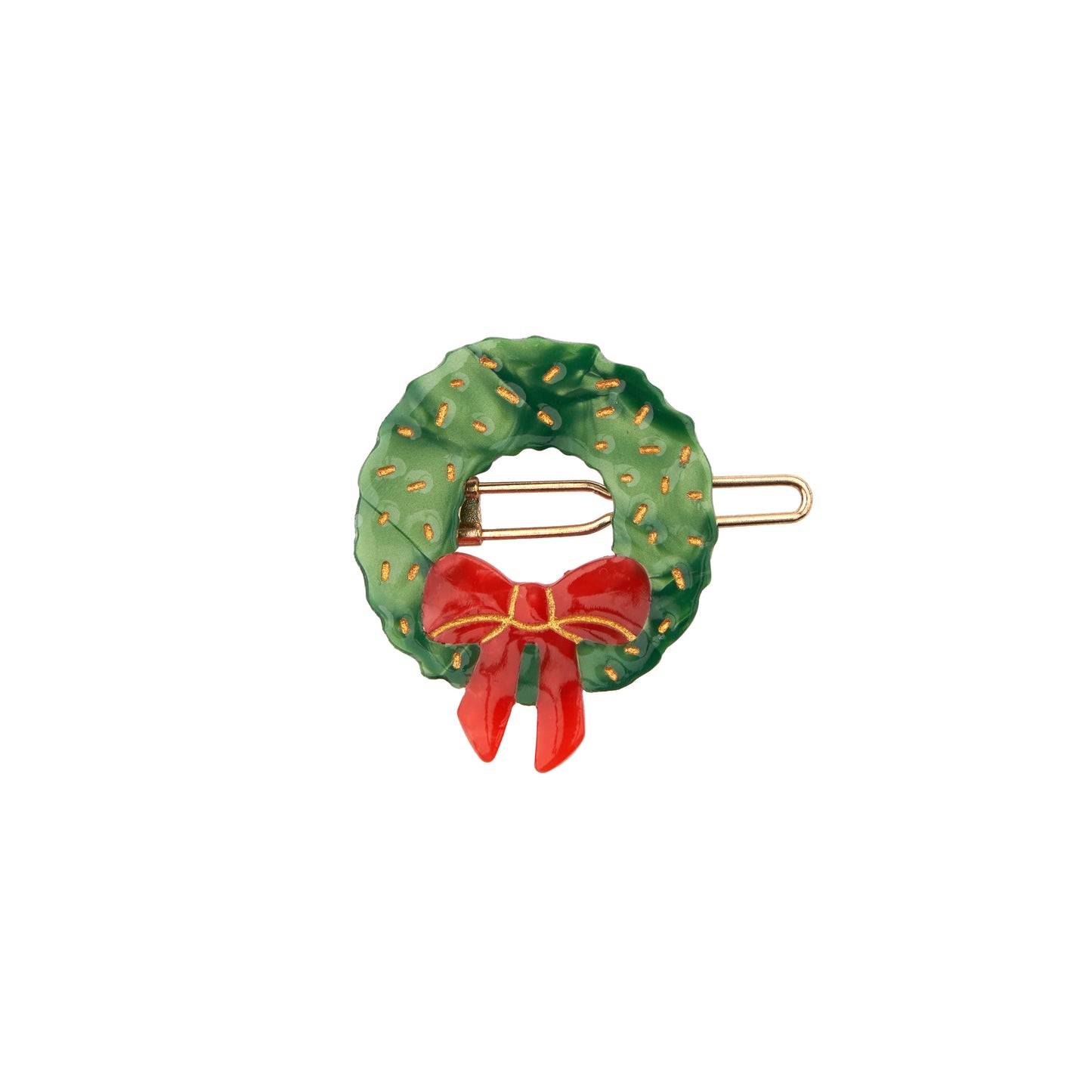 Barrette Couronne Sapin