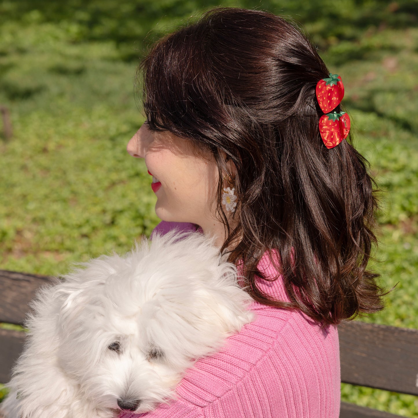 Pince à cheveux Fraise