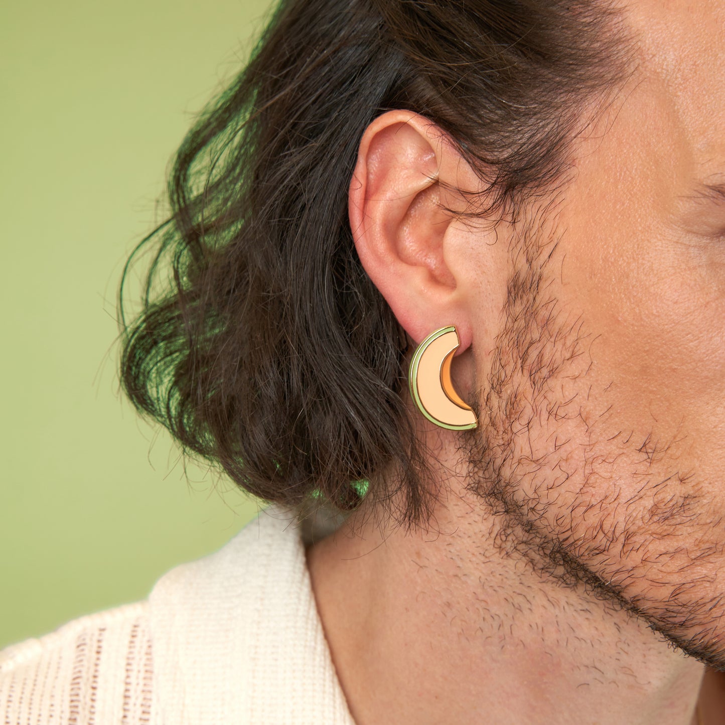 Boucles d'oreilles Melon