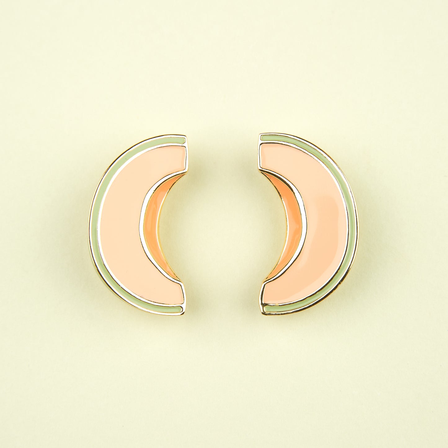 Boucles d'oreilles Melon