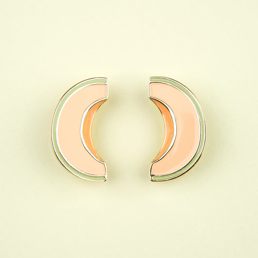 Boucles d'oreilles Melon