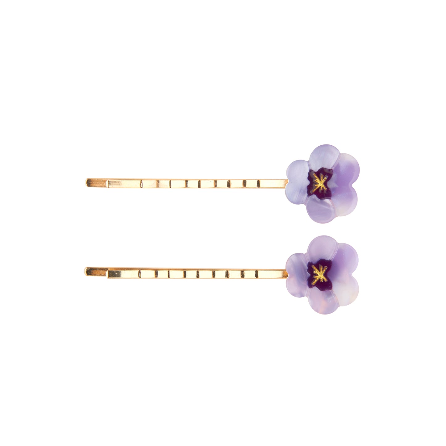 Pansies Bobby Pins