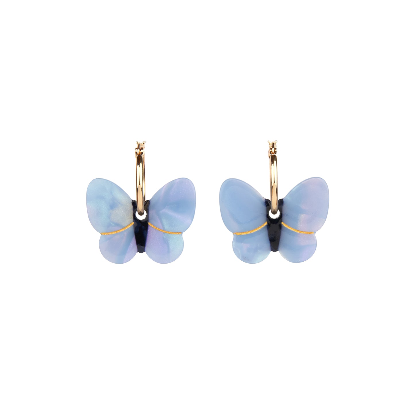 Boucles d'oreilles Papillon Lavande