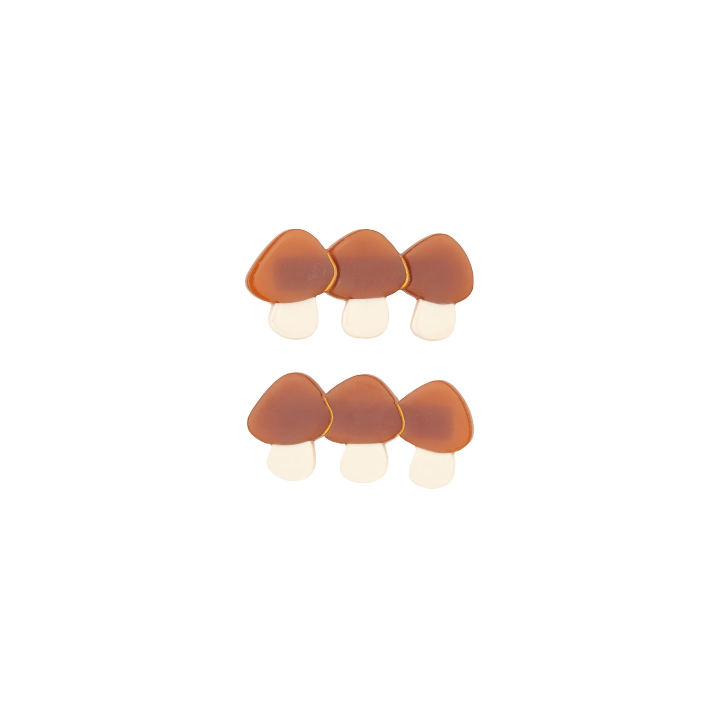 Duo Barrettes Bolets