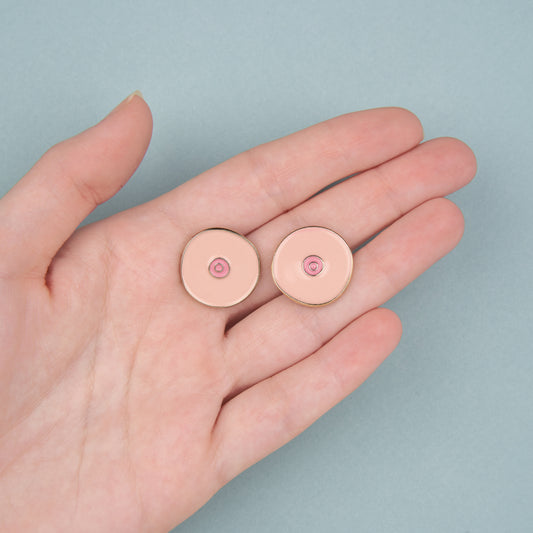 Pin's Seins - Blanc