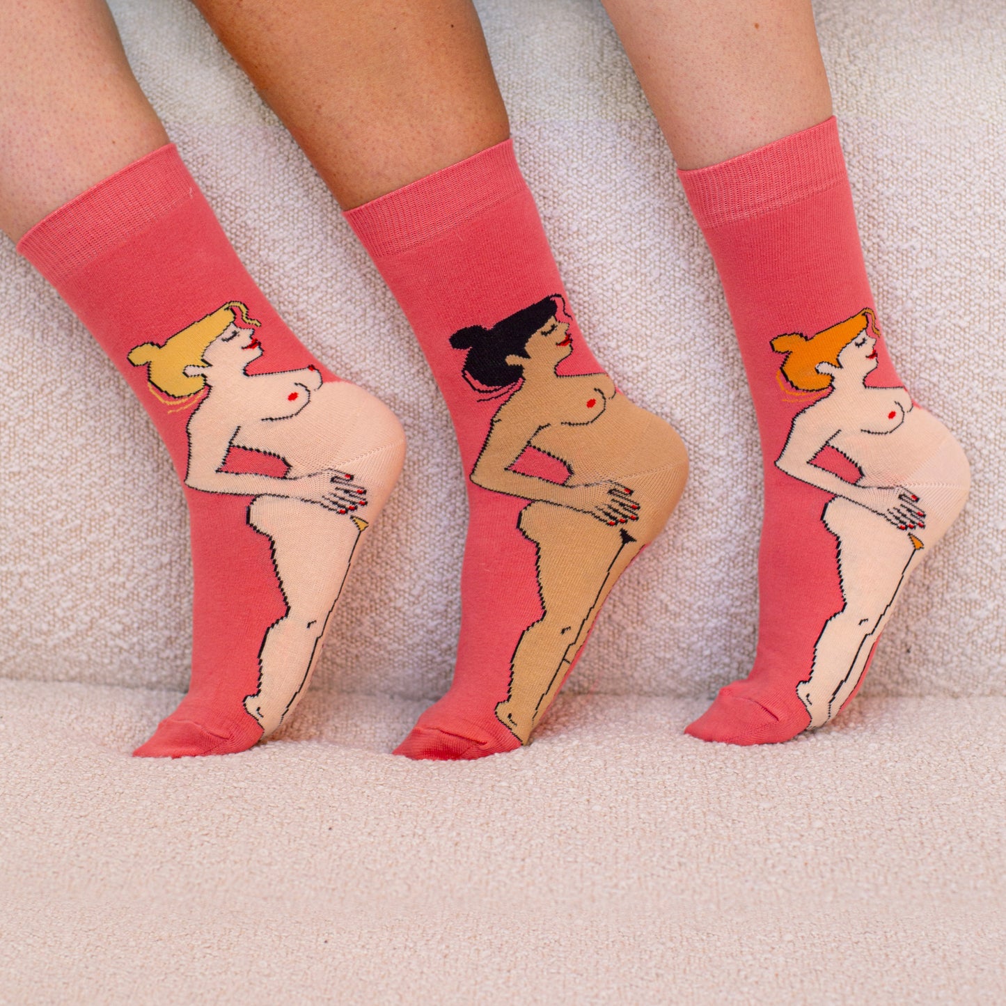 Pregnant Woman Socks - Metis