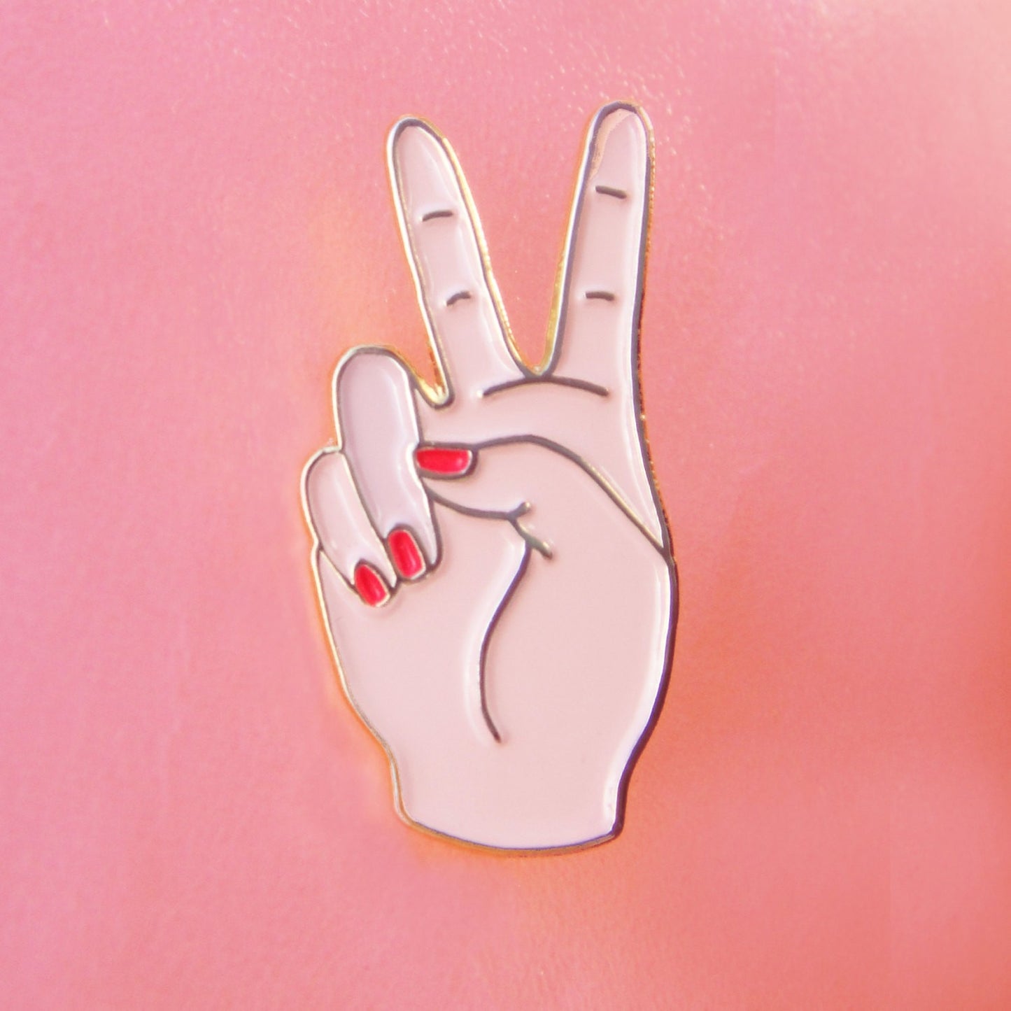 Pin's Peace - Blanc - Coucou Suzette