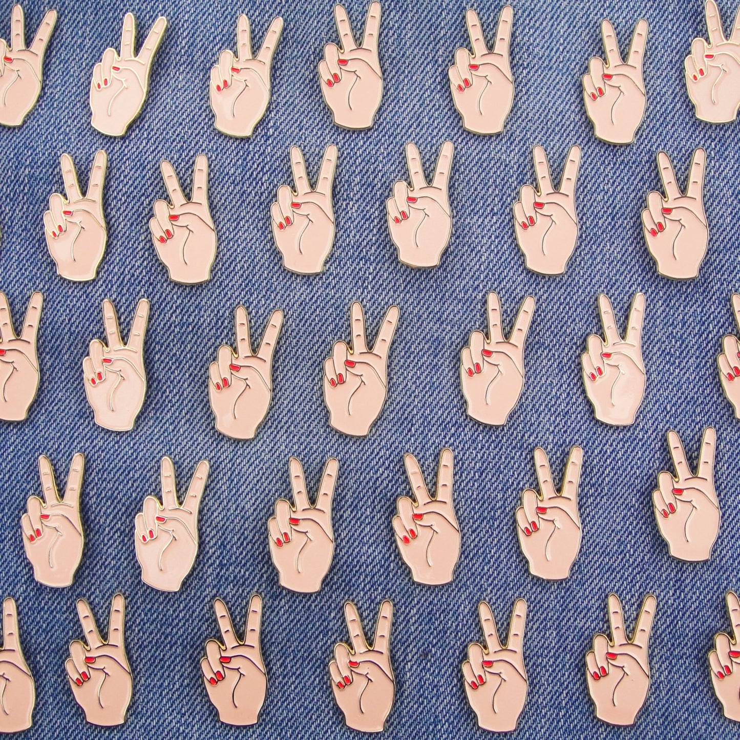 Pin's Peace - Blanc - Coucou Suzette