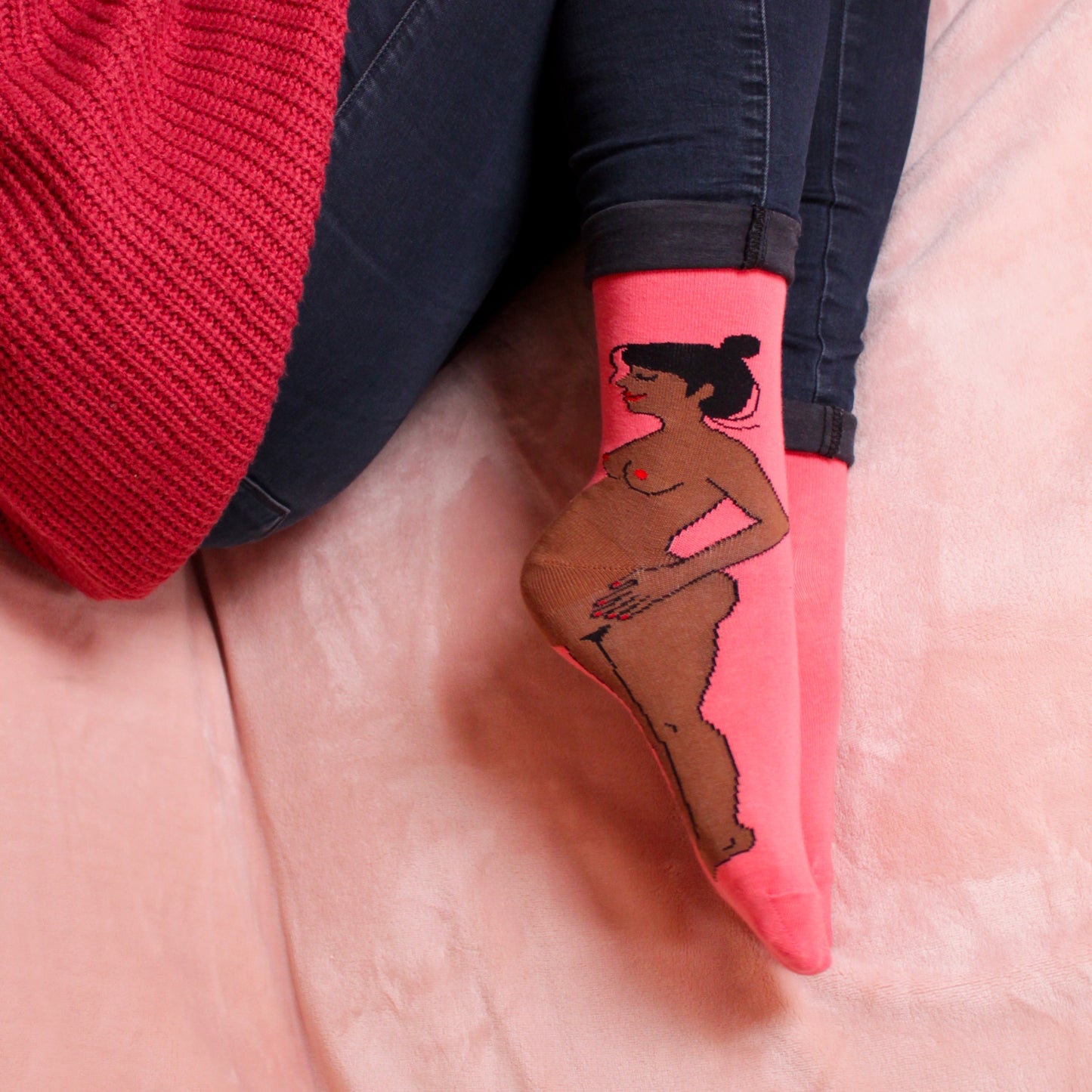 Chaussettes Enceinte - Noire - Coucou Suzette