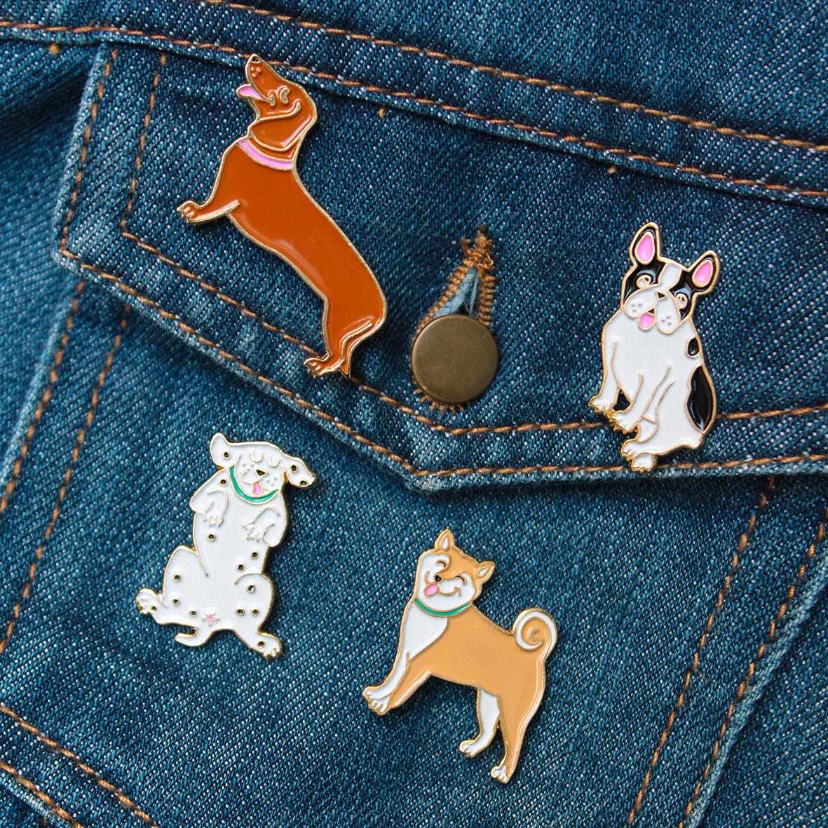 Pin's Dalmatien - Coucou Suzette