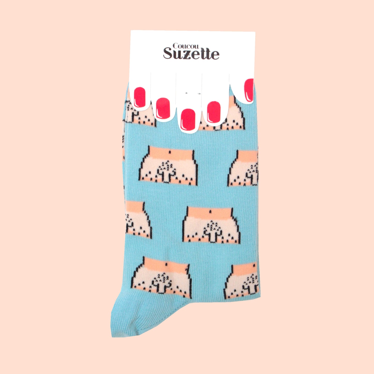 Chaussettes Zizi - Blanc - Coucou Suzette