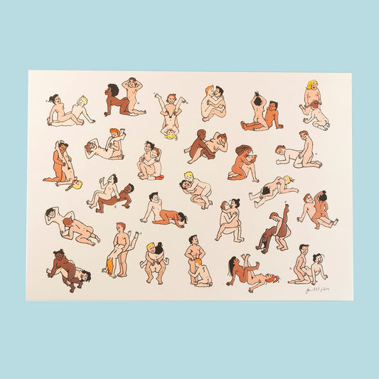 Affiche Kamasutra - Risographie A3