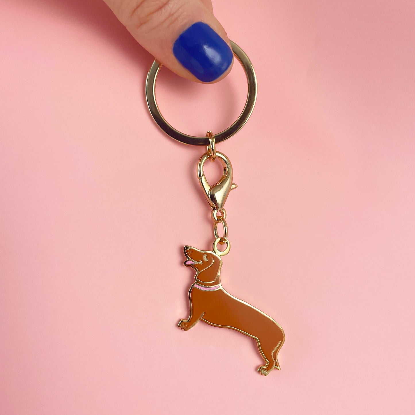 Porte-clé / Médaille Teckel - Coucou Suzette