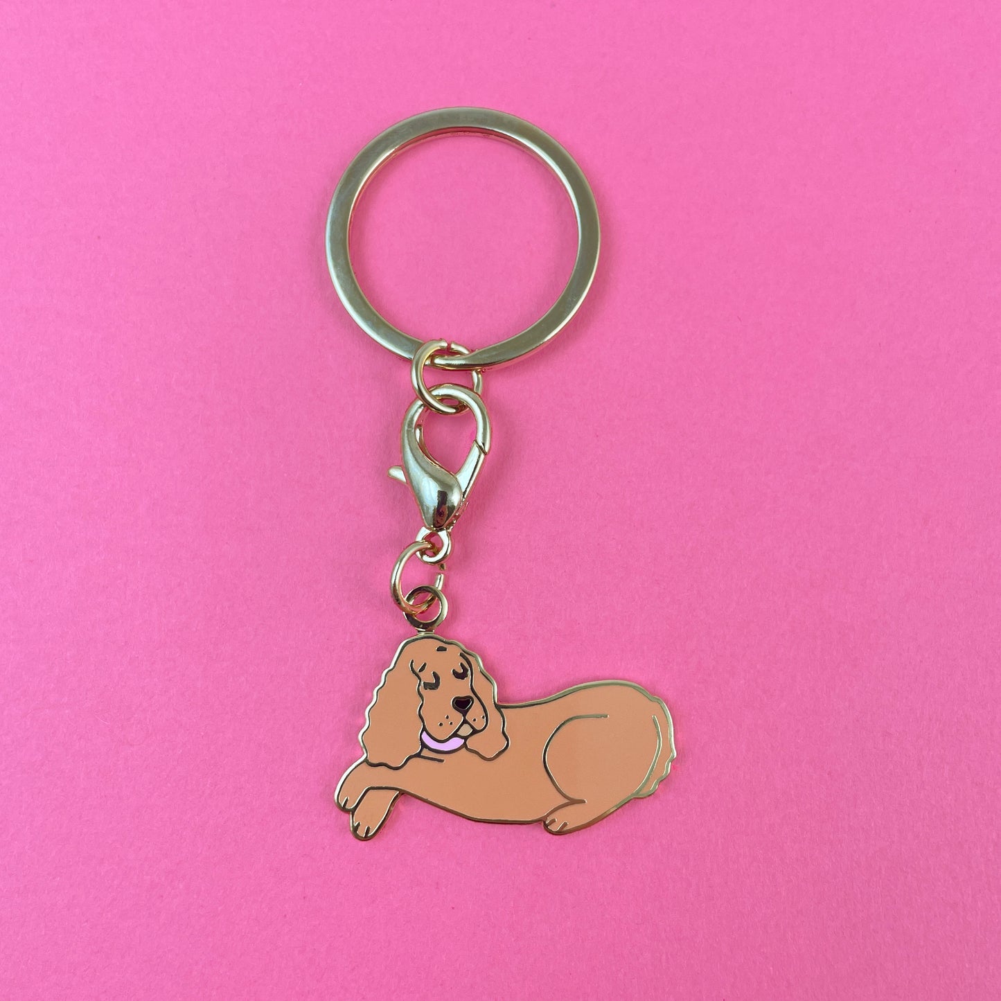 Porte-clé / Médaille Cocker - Coucou Suzette