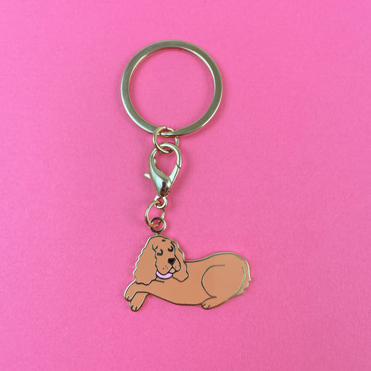 Porte-clé / Médaille Cocker - Coucou Suzette