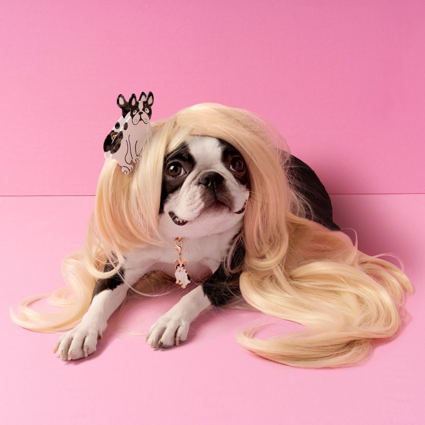 Porte-clé / Médaille Bouledogue - Coucou Suzette