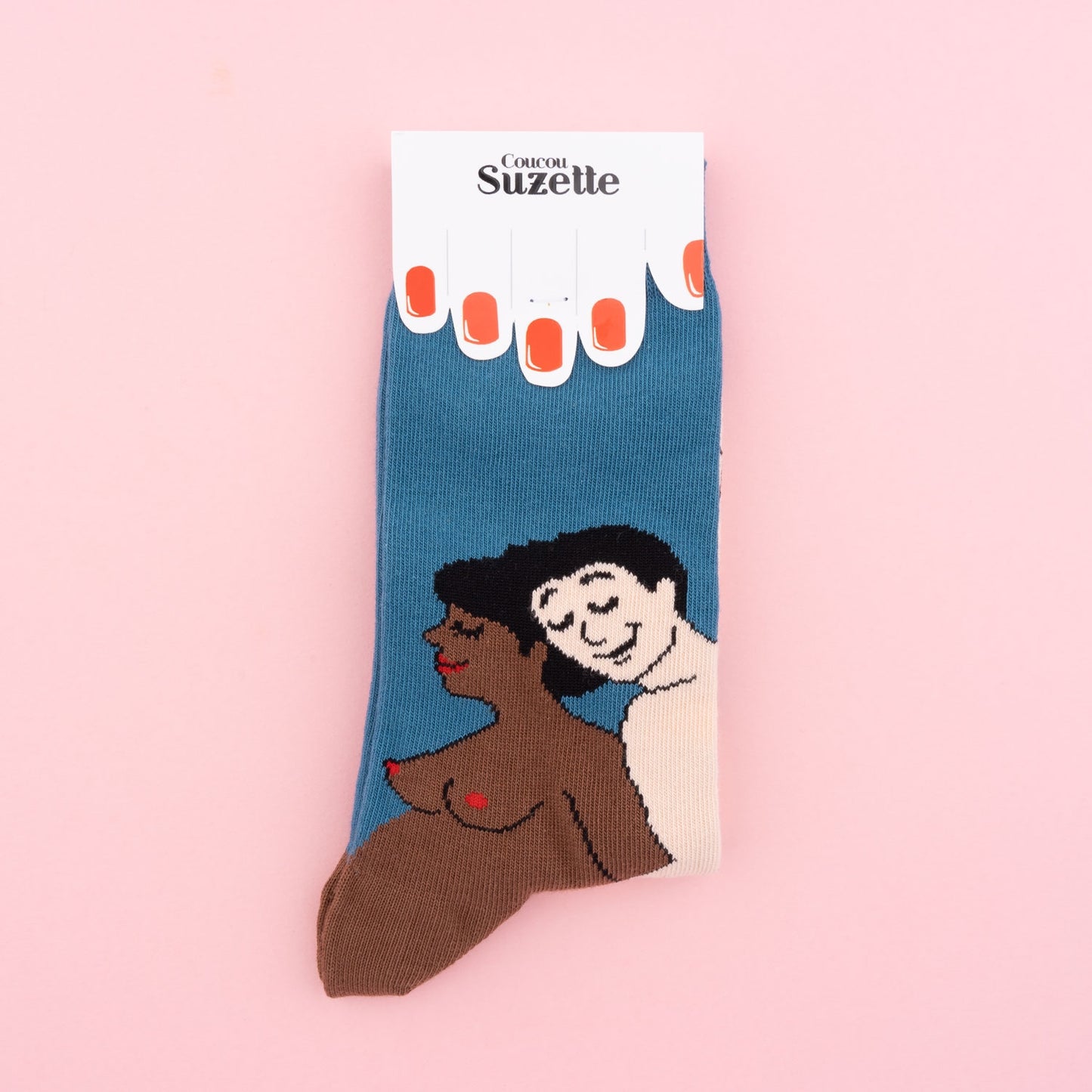 Chaussettes Parents - Maman noire et Papa blanc - Coucou Suzette