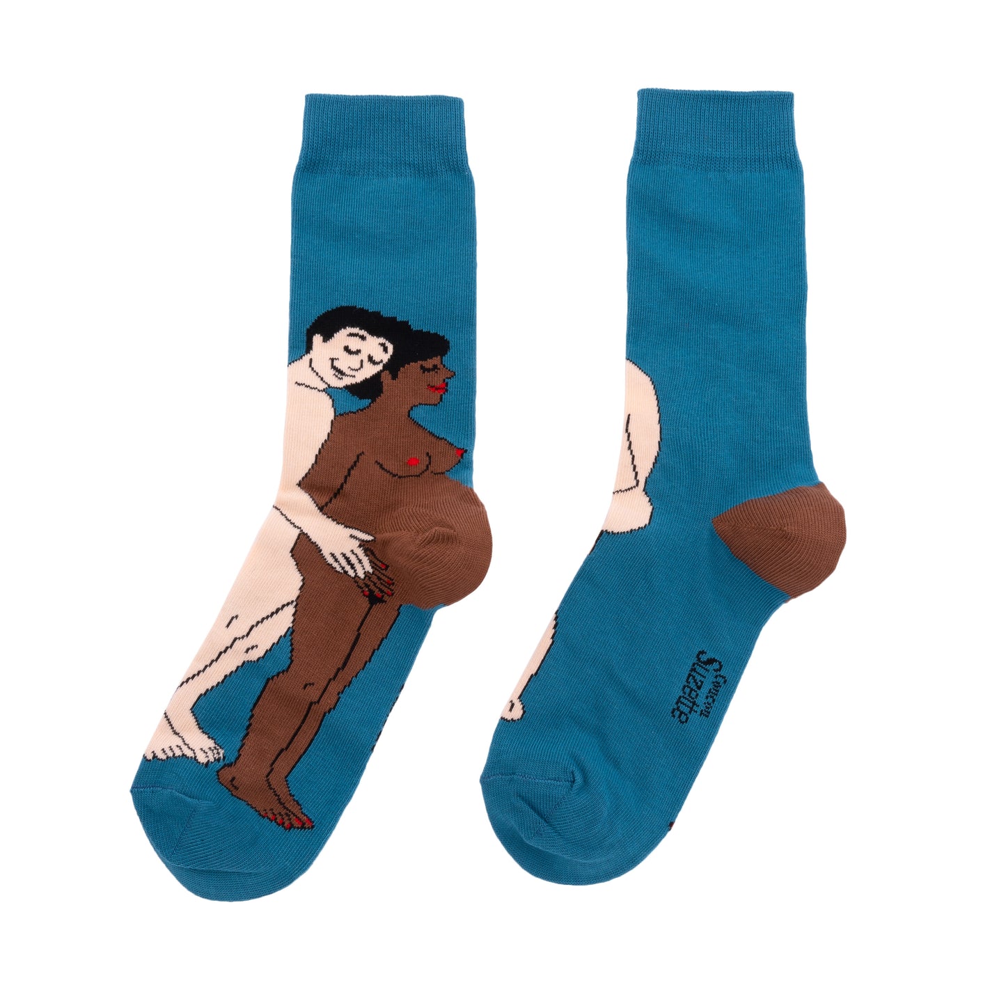 Chaussettes Parents - Maman noire et Papa blanc - Coucou Suzette