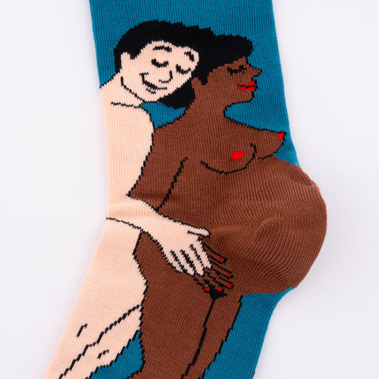 Chaussettes Parents - Maman noire et Papa blanc - Coucou Suzette