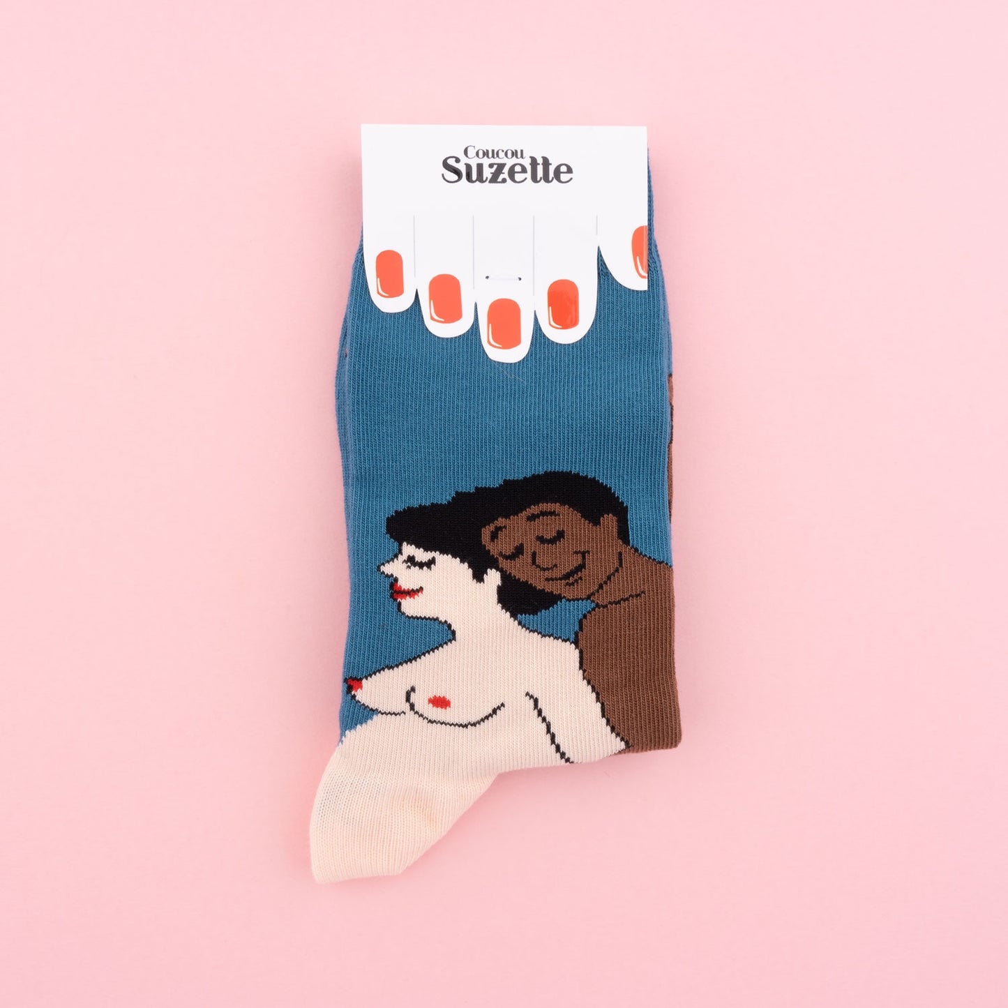 Parents Socks - White Mom and Black Dad
