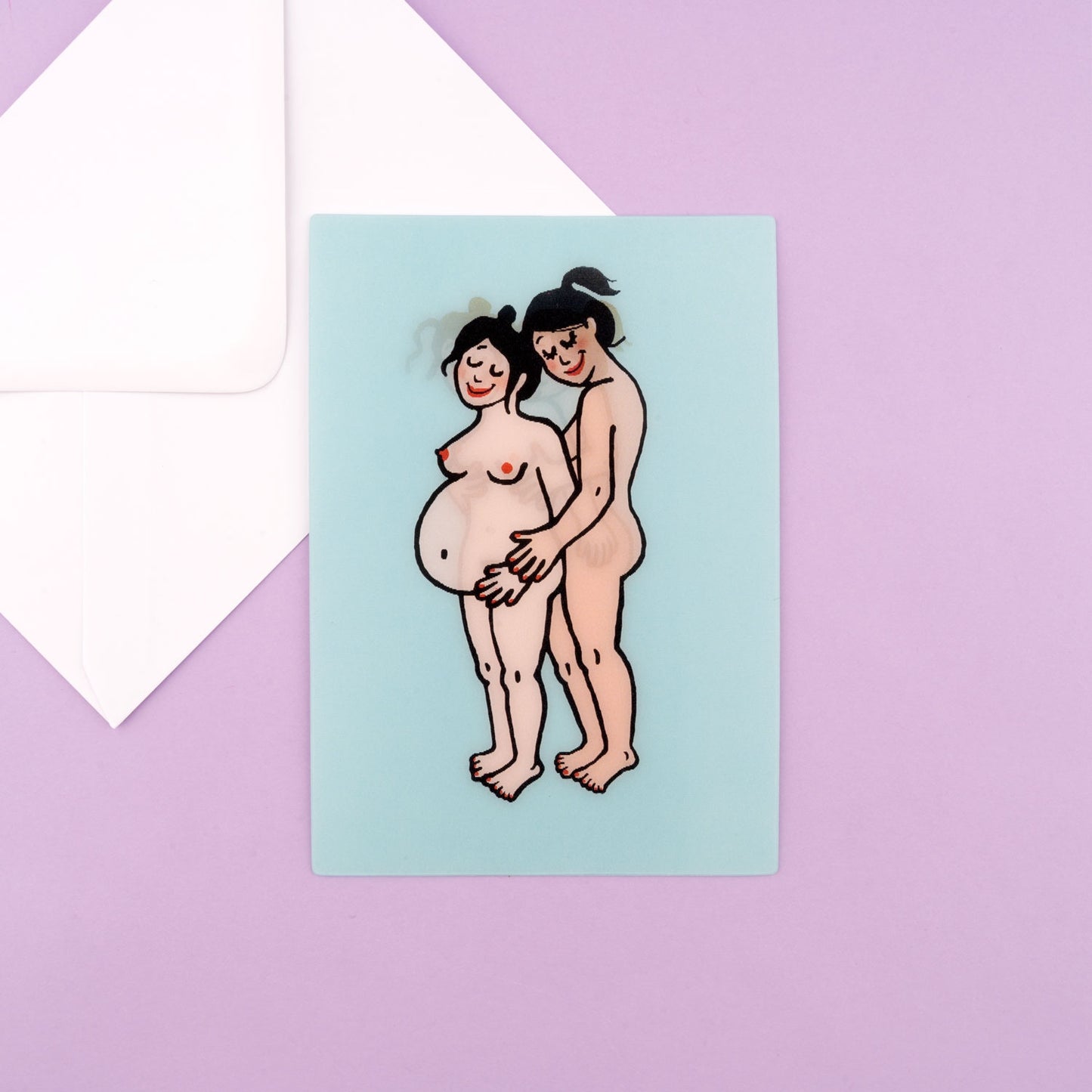 Pregnancy Postcard - Moms