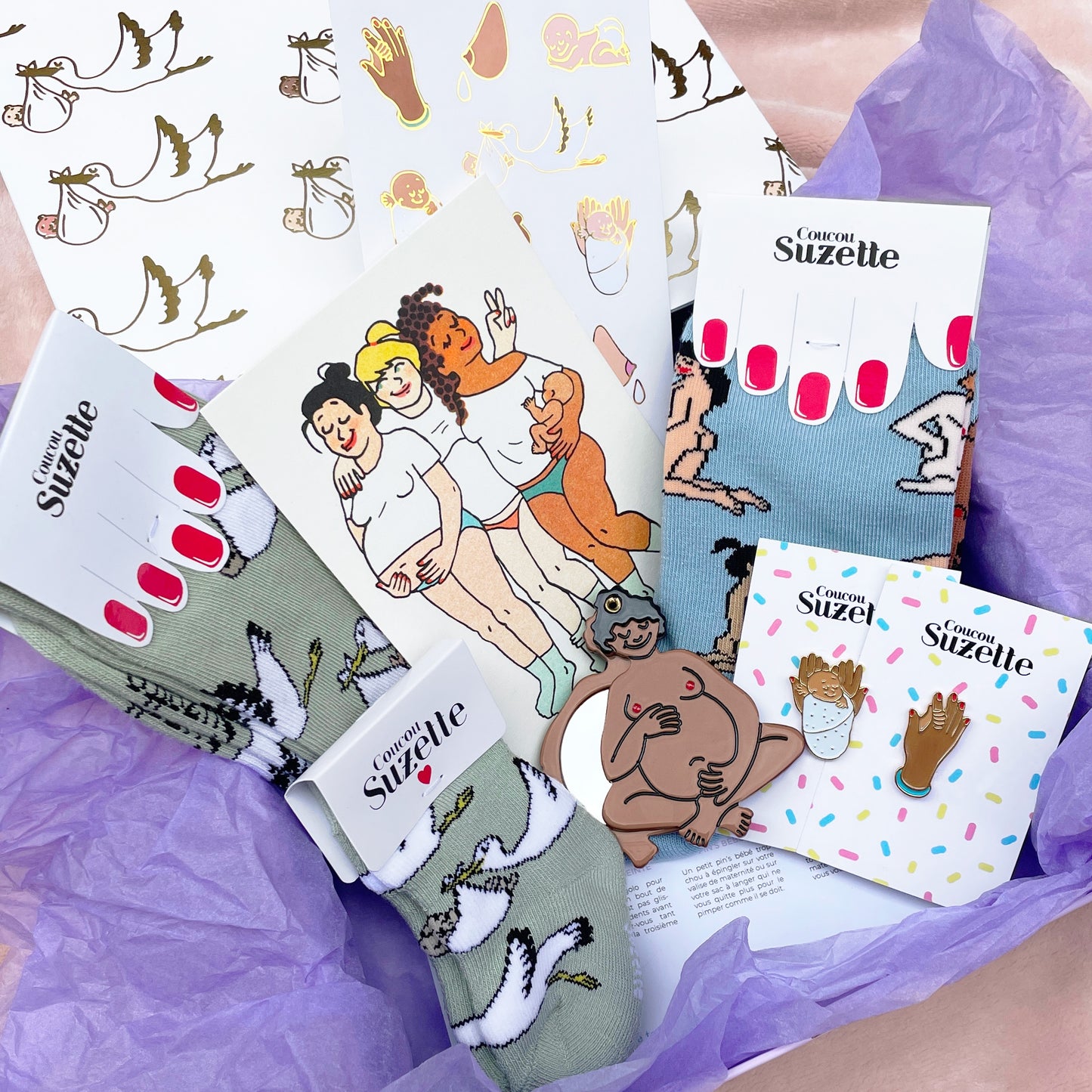 BOX Baby Bump - Cadeau de Naissance - Coucou Suzette