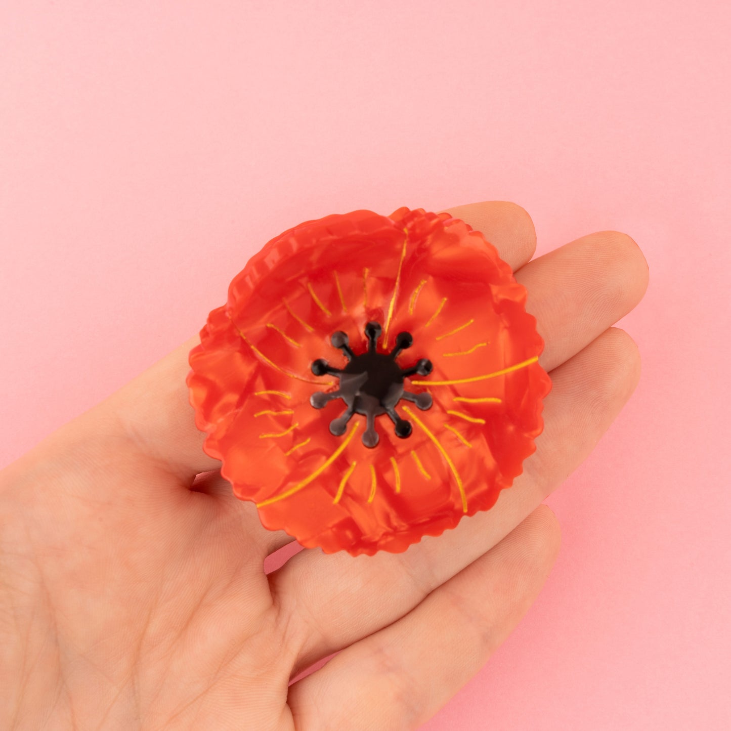 Pince à cheveux Coquelicot