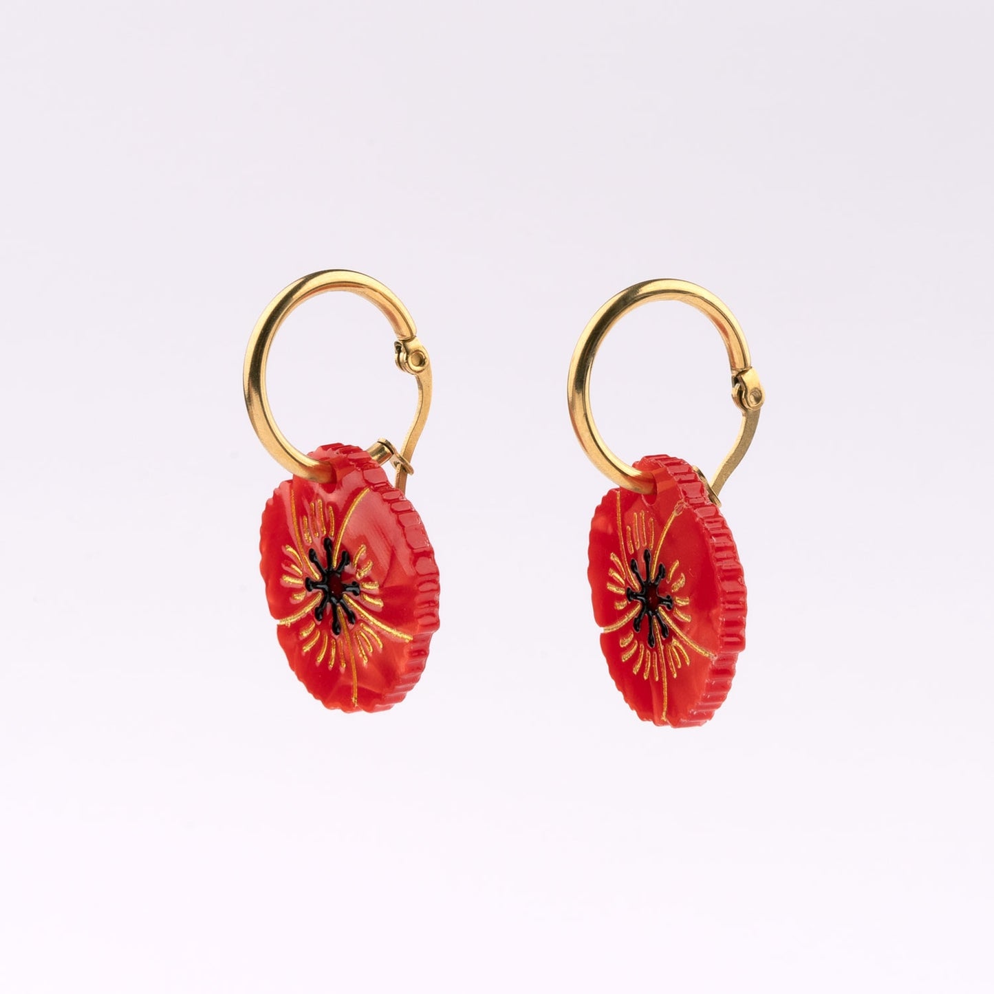 Boucles d'oreilles Coquelicot - Coucou Suzette