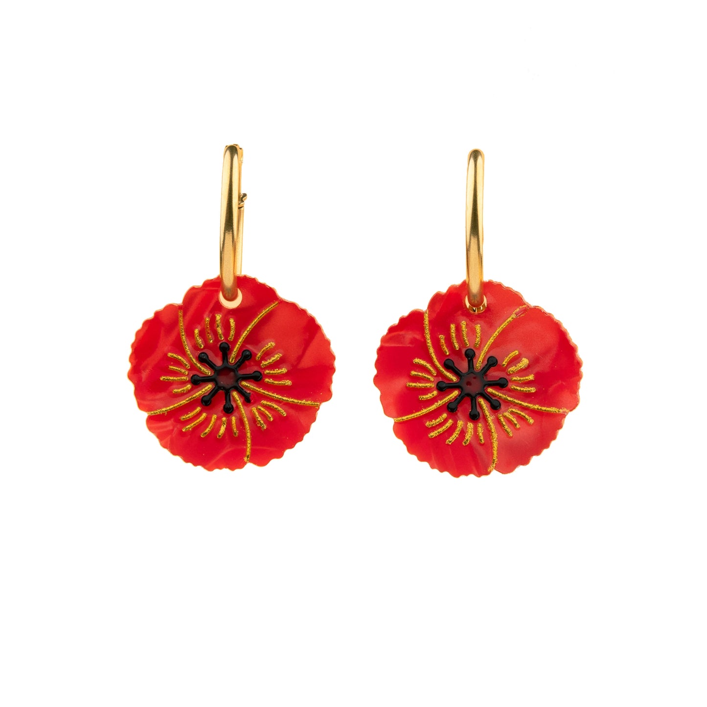 Boucles d'oreilles Coquelicot - Coucou Suzette