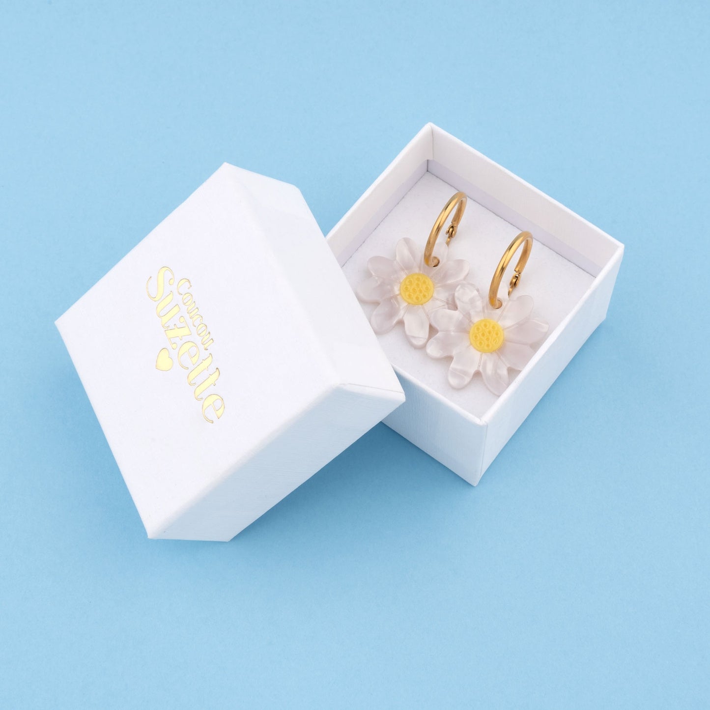 Boucles d'oreilles Pâquerette - Coucou Suzette