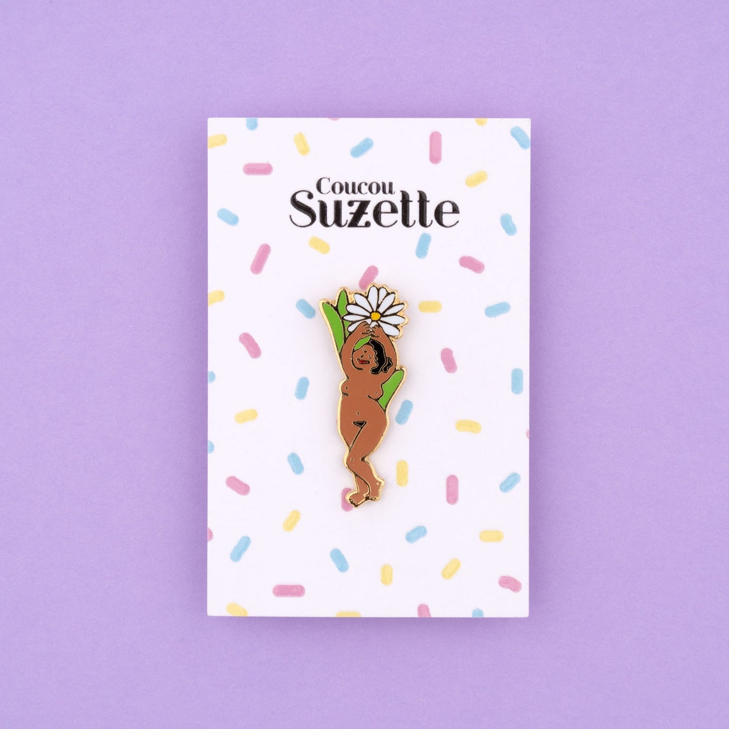 Pin's Femme Pâquerette - Coucou Suzette