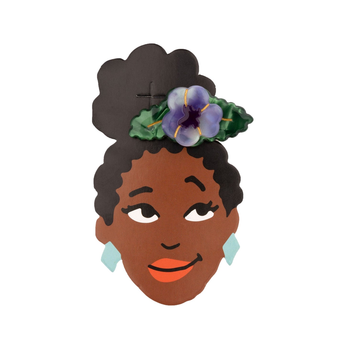 Barrette Pensée Mauve - Coucou Suzette