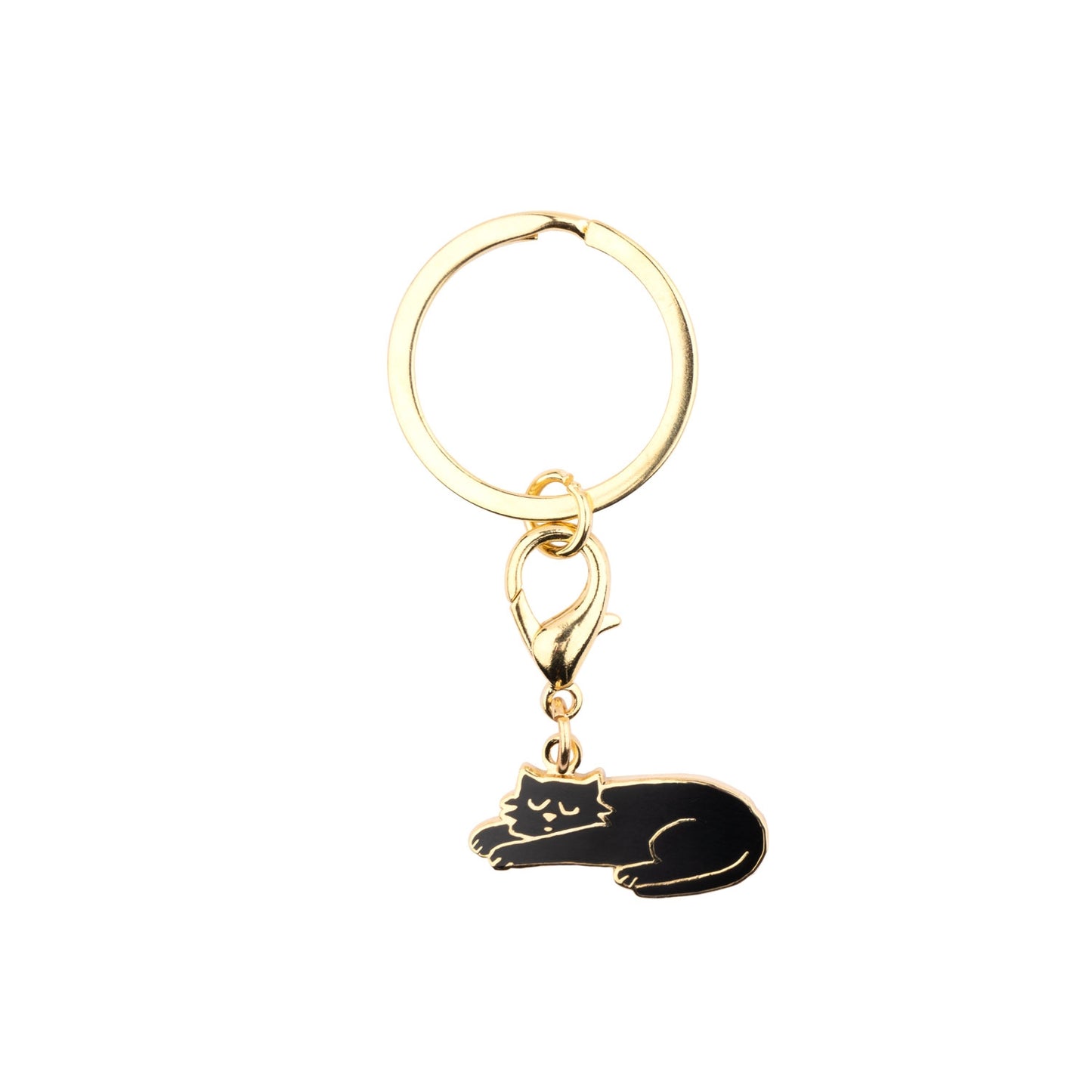 Porte-clé / Médaille Chat Noir - Coucou Suzette