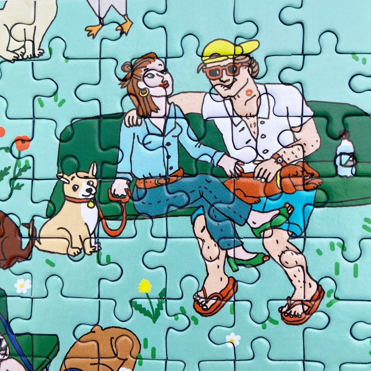 Puzzle Journée au Parc à chiens - Coucou Suzette