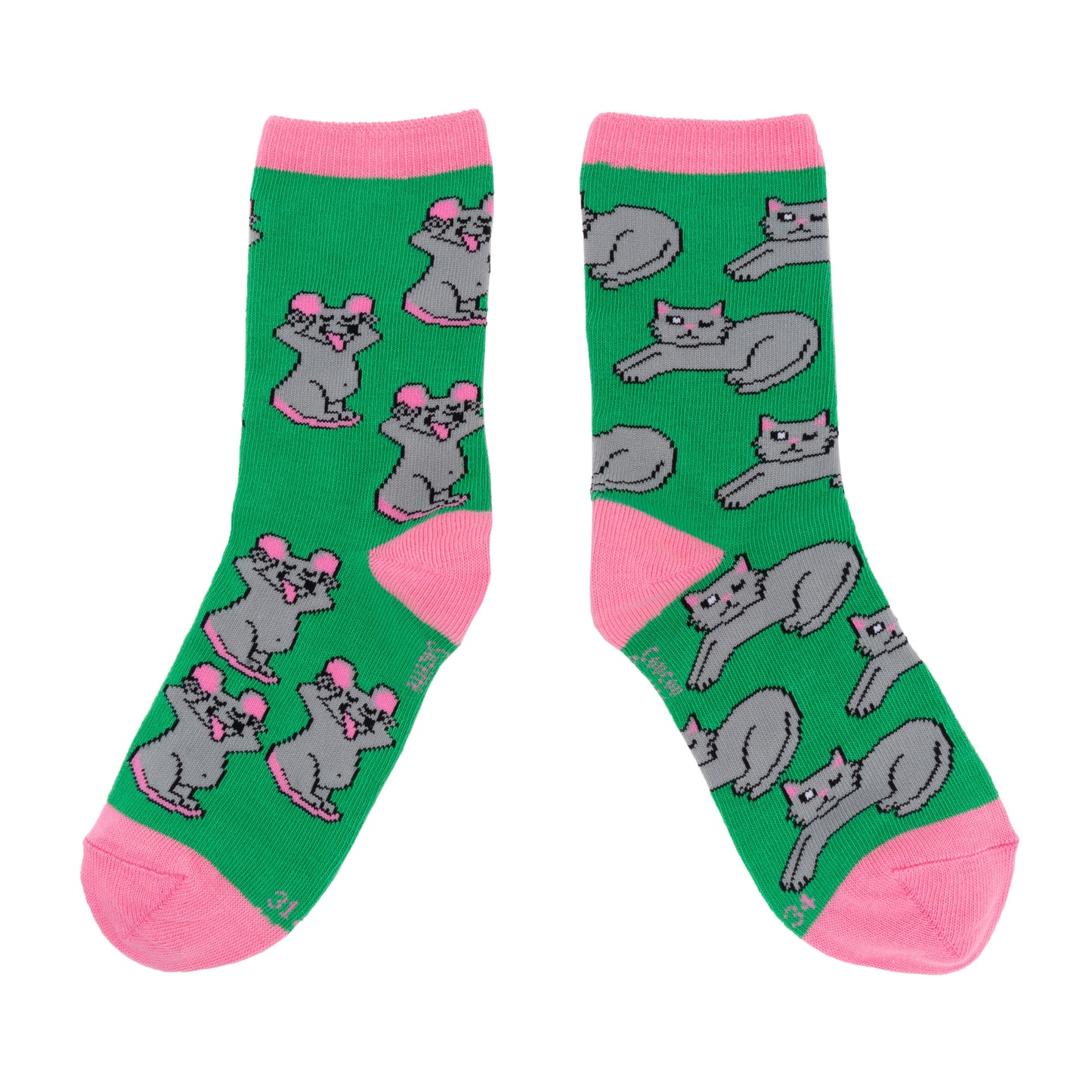 Chaussettes Chat & Souris Nananère - Enfant - Coucou Suzette