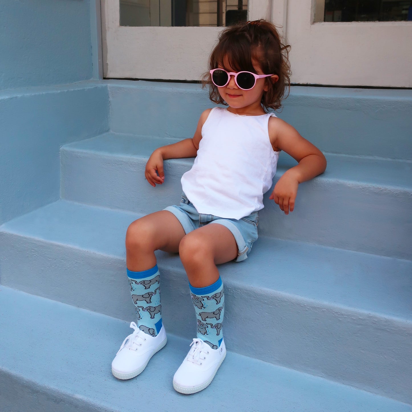 Chaussettes Douche Eléphant - Enfant - Coucou Suzette