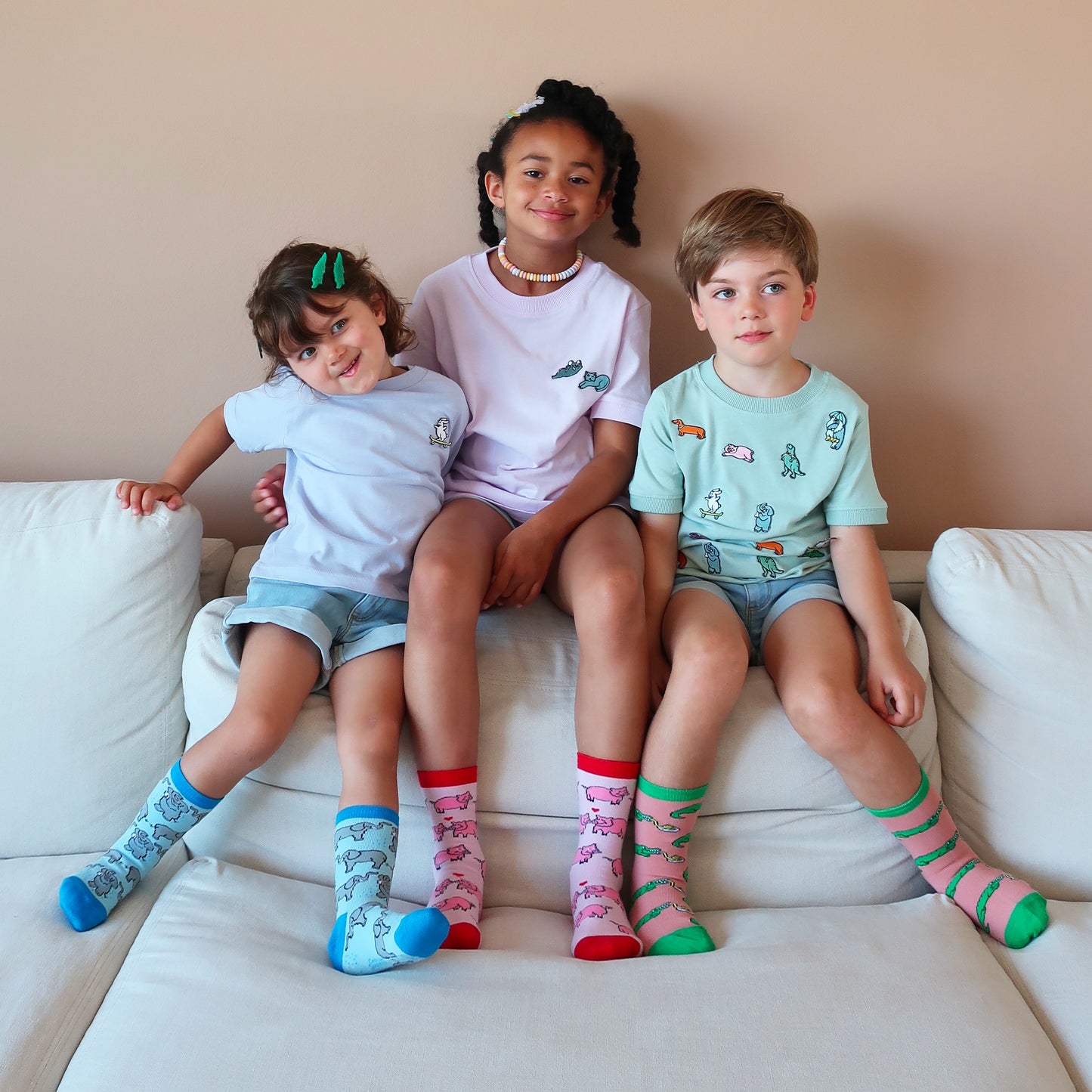 Chaussettes Croco fan de Pâtes - Enfant - Coucou Suzette